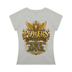 Jubiloré "Powers" Women’s Slim Raglan T-Shirt