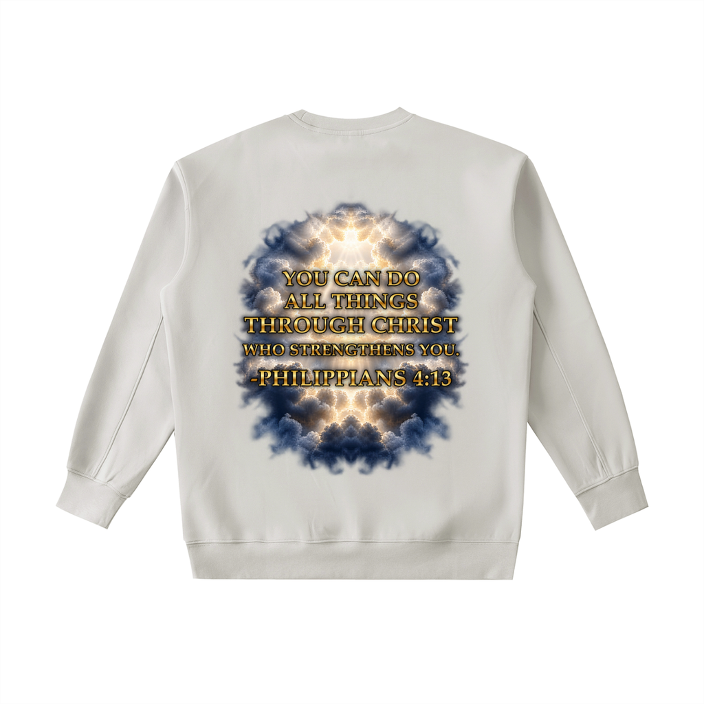 Jubilore "Christ Saves" Essential Heavyweight Crewneck Sweatshirt