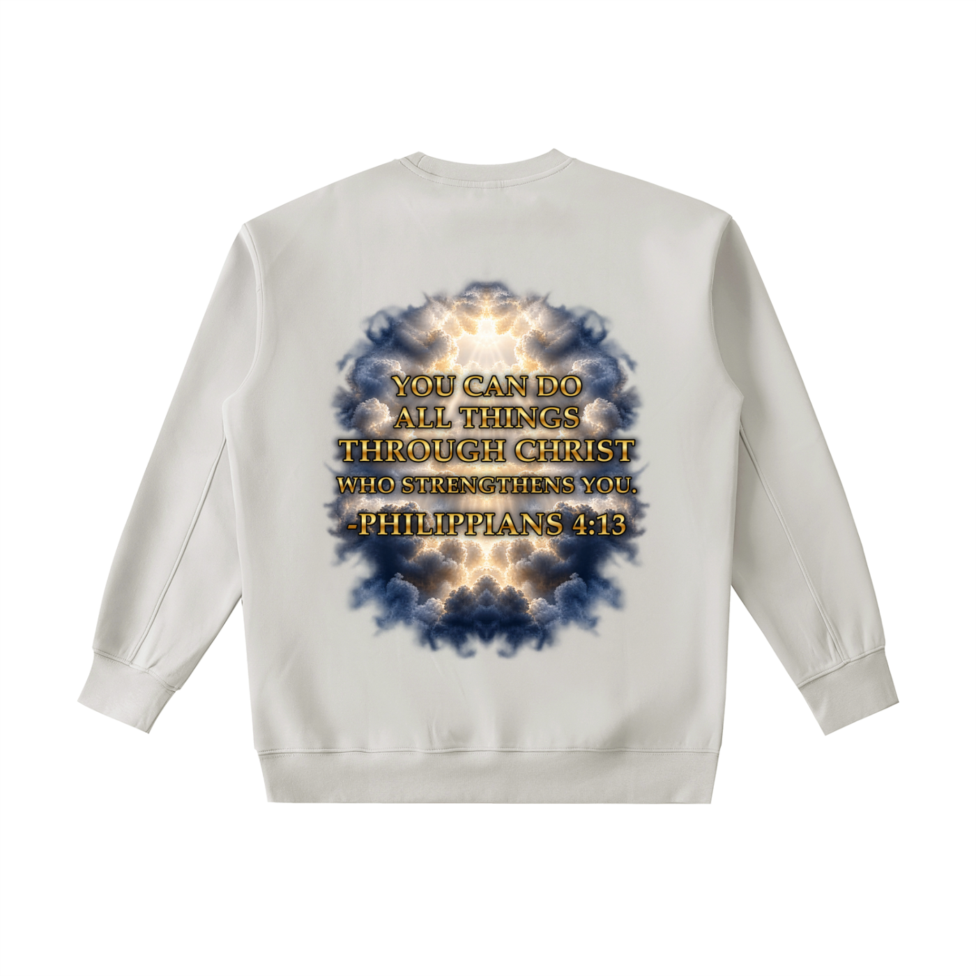 Jubilore "Christ Saves" Essential Heavyweight Crewneck Sweatshirt