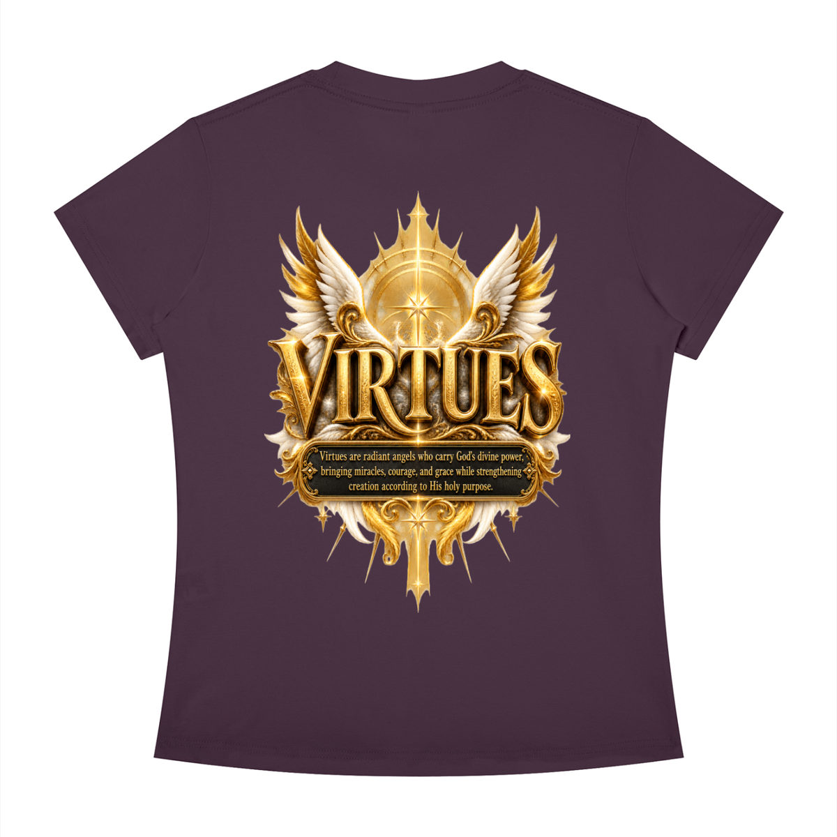 Jubiloré "Virtues" Women's Slim Fit Crewneck T-Shirt