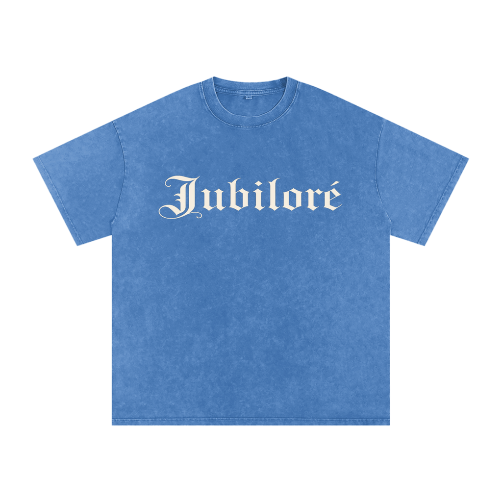 Jubilore Snow Washed Oversized Cotton T-Shirt