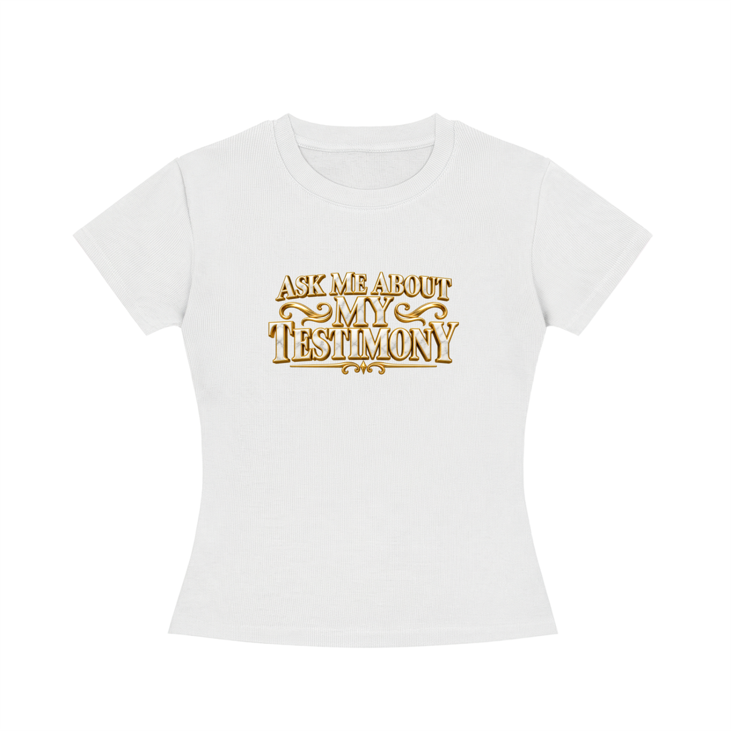 Jubiloré "AMMT" Women's Slim Fit Crewneck T-Shirt