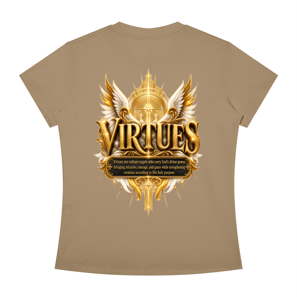 Jubiloré "Virtues" Women's Slim Fit Crewneck T-Shirt