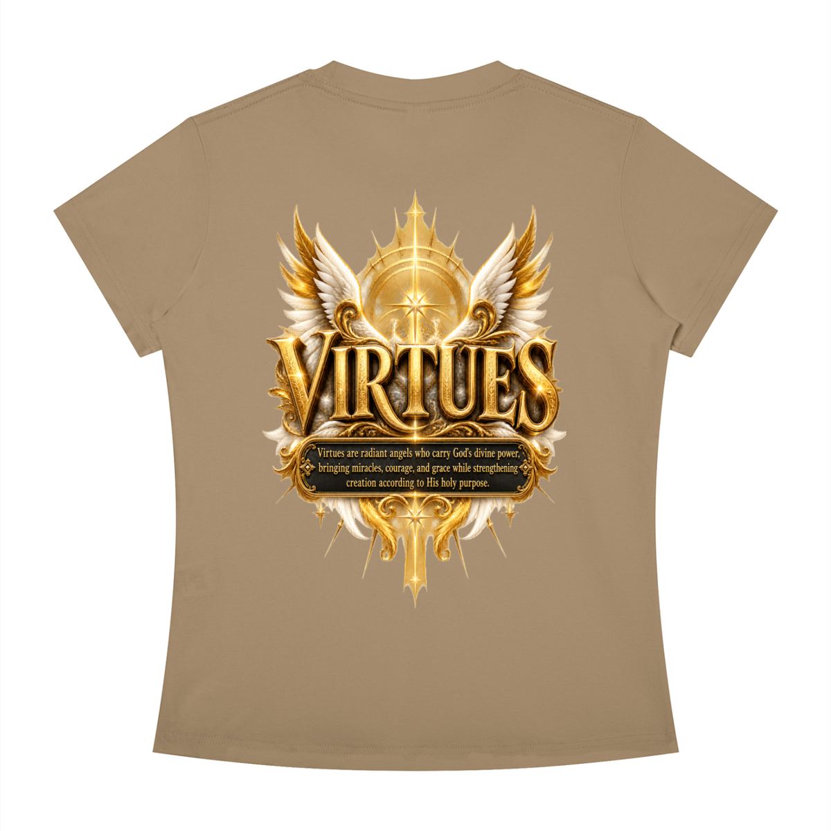 Jubiloré "Virtues" Women's Slim Fit Crewneck T-Shirt