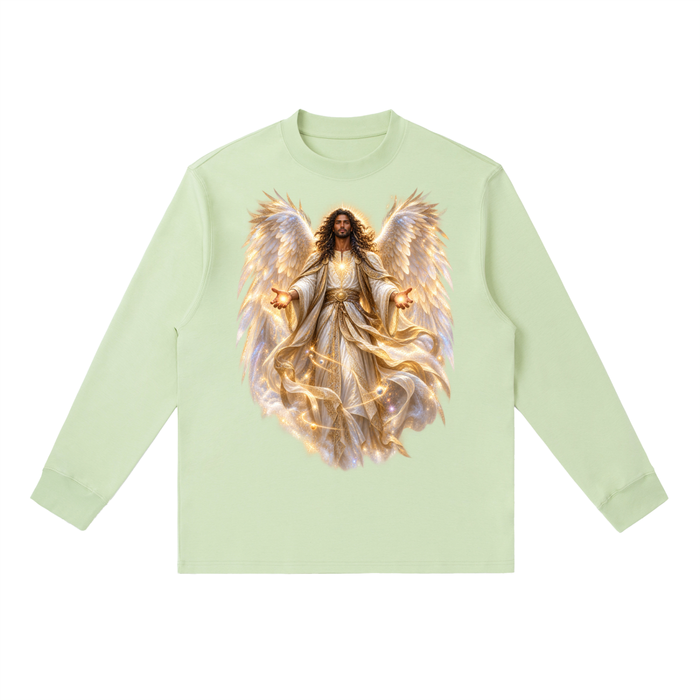Jubilore "Virtues" Essential Crewneck Long-Sleeve T-Shirt