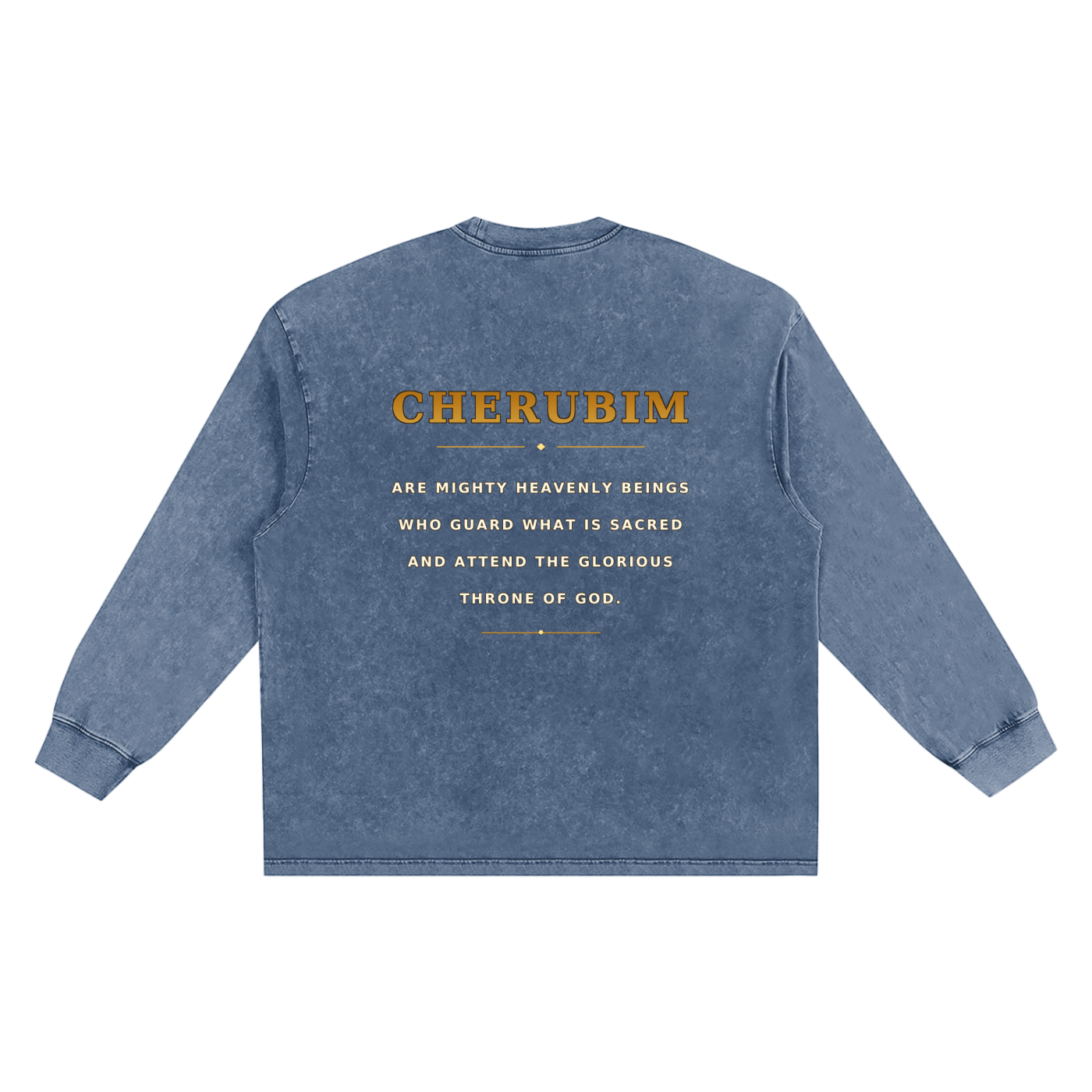 Jubilore Cherubim Snow Washed Frayed Edge T-Shirt