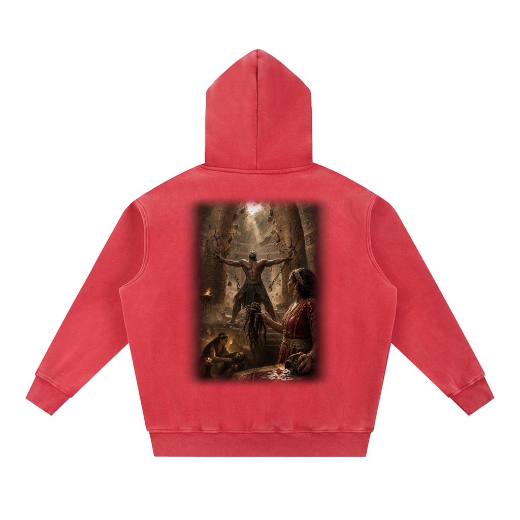 Jubilore "Samson" Snow Wash Fleece Oversize Hoodie