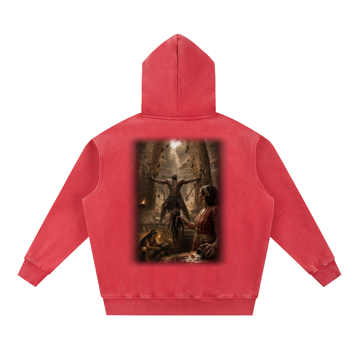 Jubilore "Samson" Snow Wash Fleece Oversize Hoodie