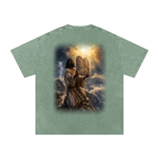 Jubilore “Moses” Snow Washed Oversized Cotton T-Shirt