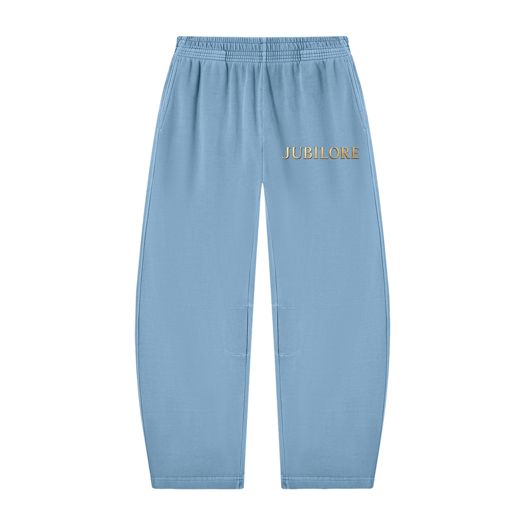 Jubilore Classic Unisex Vintage Washed Barrel Leg Sweatpants