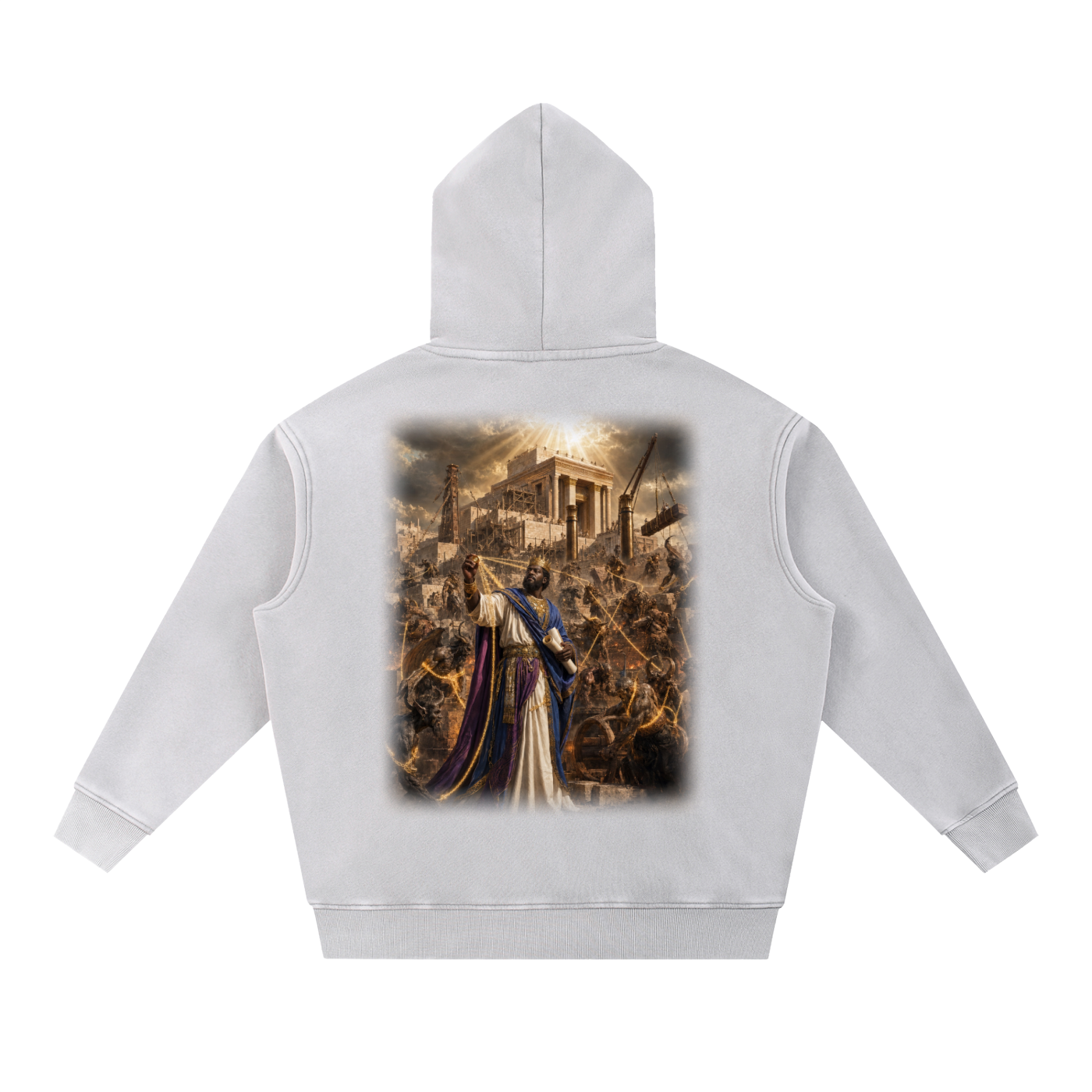 Jubilore "Solomon" Snow Wash Fleece Oversize Hoodie
