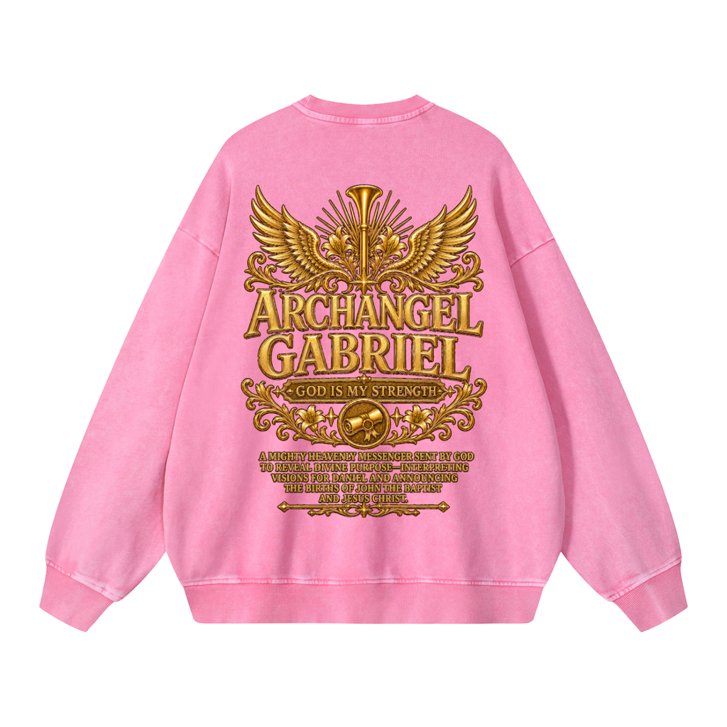 Jubilore "Gabriel" Snow Washed Oversized Sweatshirt