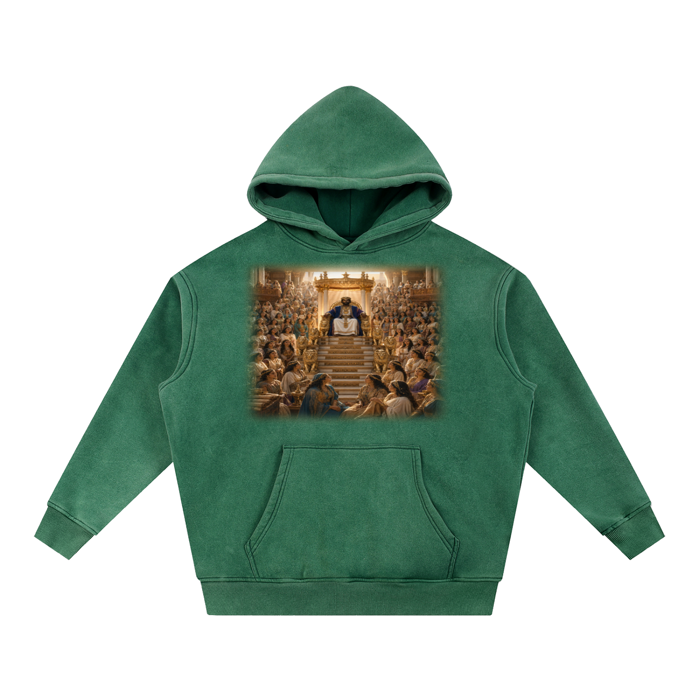 Jubilore "Solomon" Snow Wash Fleece Oversize Hoodie