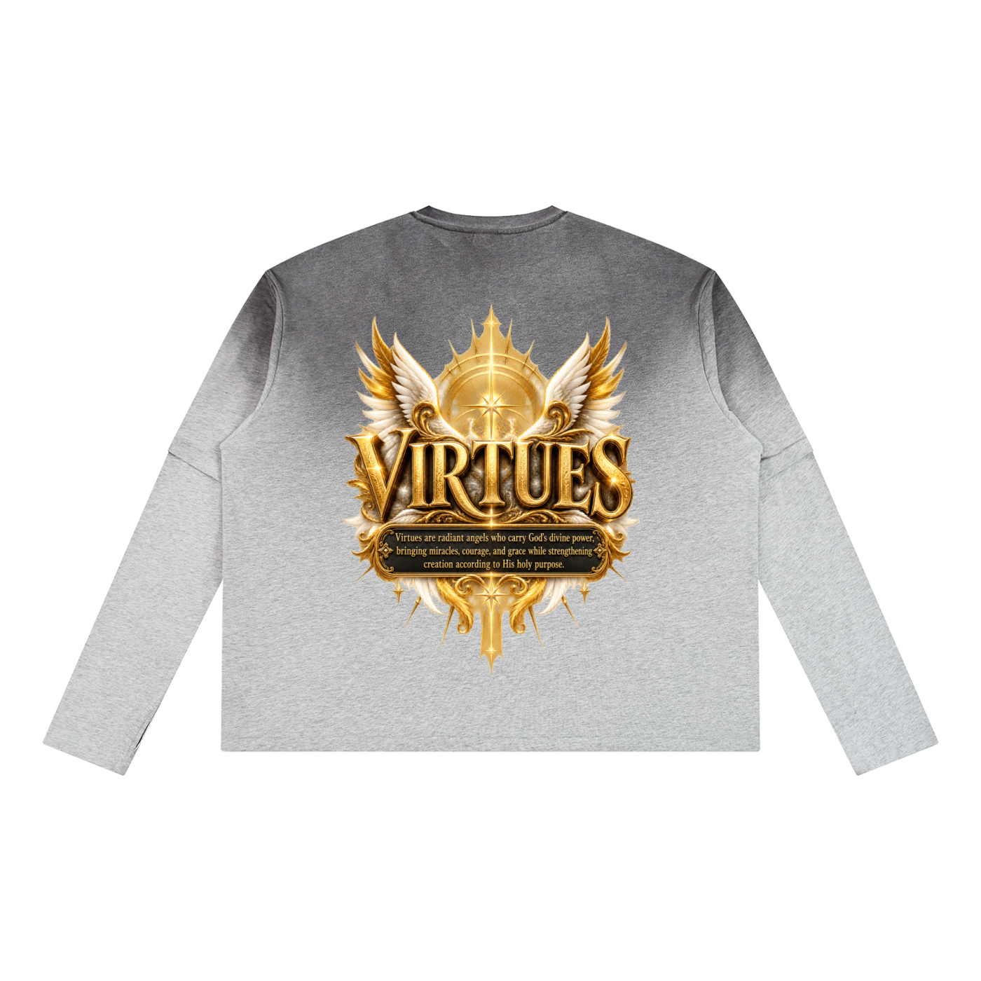 Jubilore "Virtues" Unisex Vintage Wash Layered T-Shirt