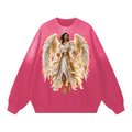 Jubilore "Gabriel" Sunfade Drop-Shoulder Cotton Sweatshirt