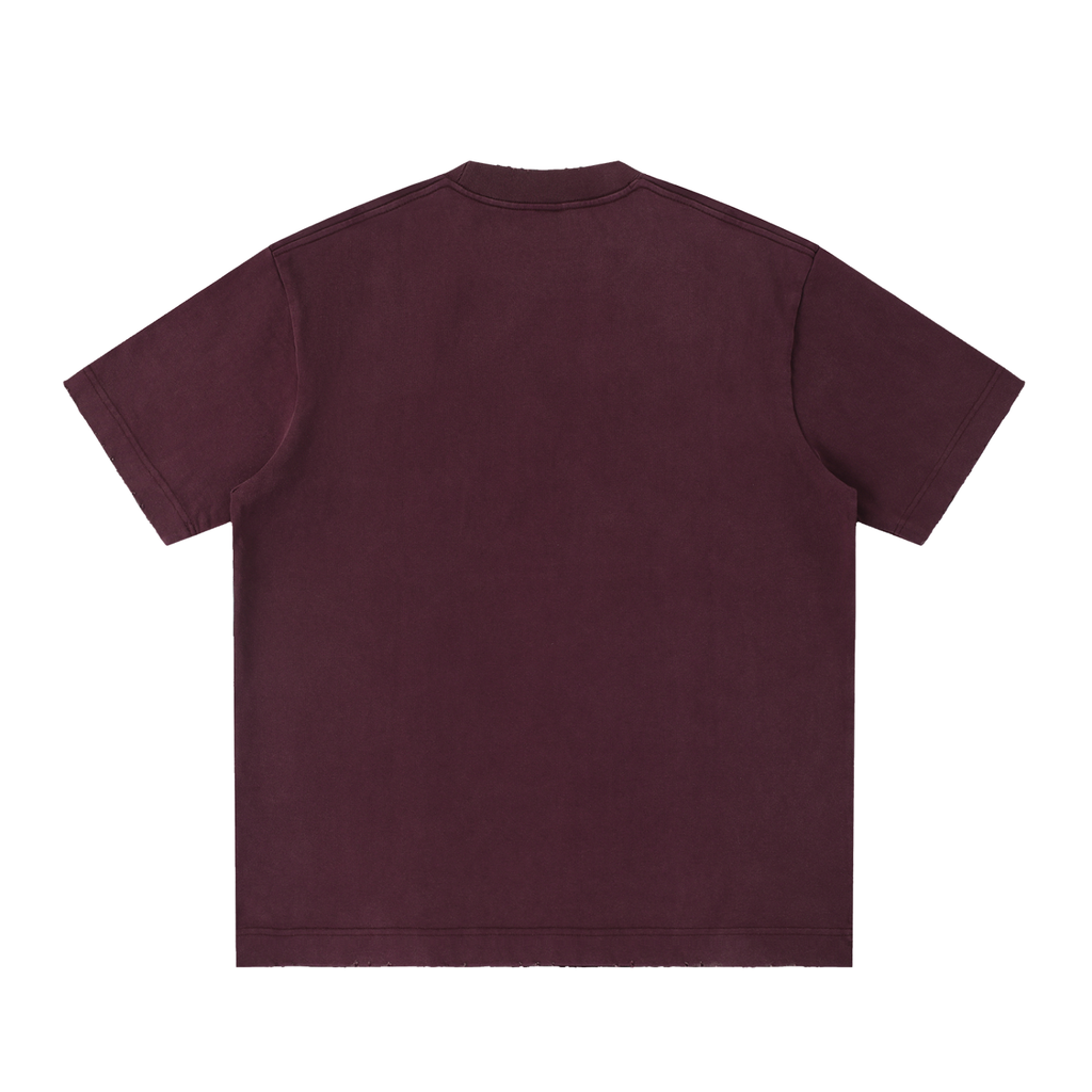 Jubilore "COA" Heavyweight Vintage Washed Frayed T-Shirt