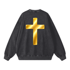 Jubilore "DVA" Snow Washed Oversized Sweatshirt