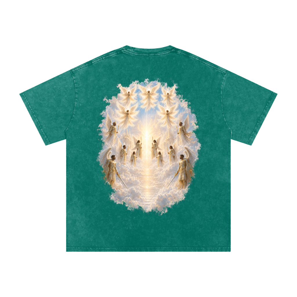 Jubilore Snow Washed Oversized Cotton T-Shirt