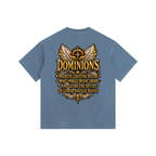 Jubilore "Dominions" Vintage Washed Oversized Cotton T-Shirt