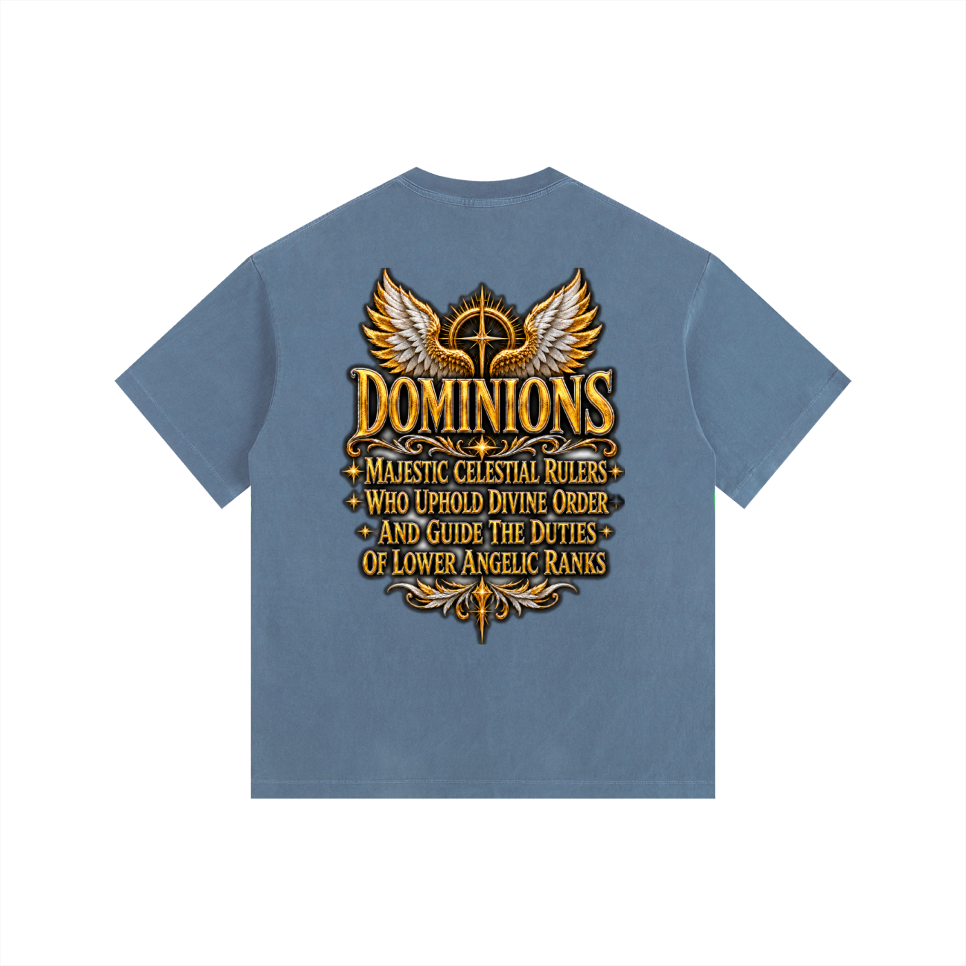 Jubilore "Dominions" Vintage Washed Oversized Cotton T-Shirt
