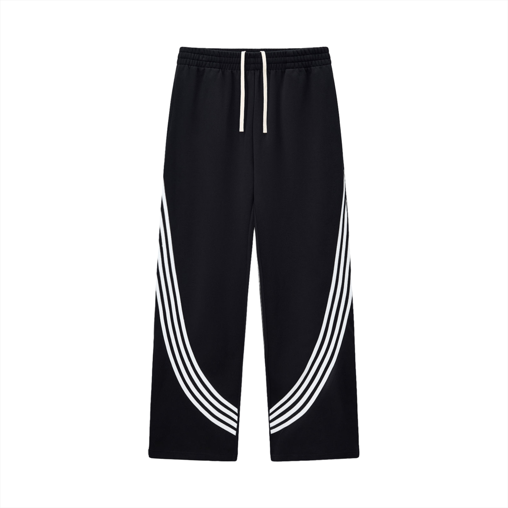 Jubilore Curved Stripe Straight Sweatpants