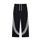Jubilore Curved Stripe Straight Sweatpants