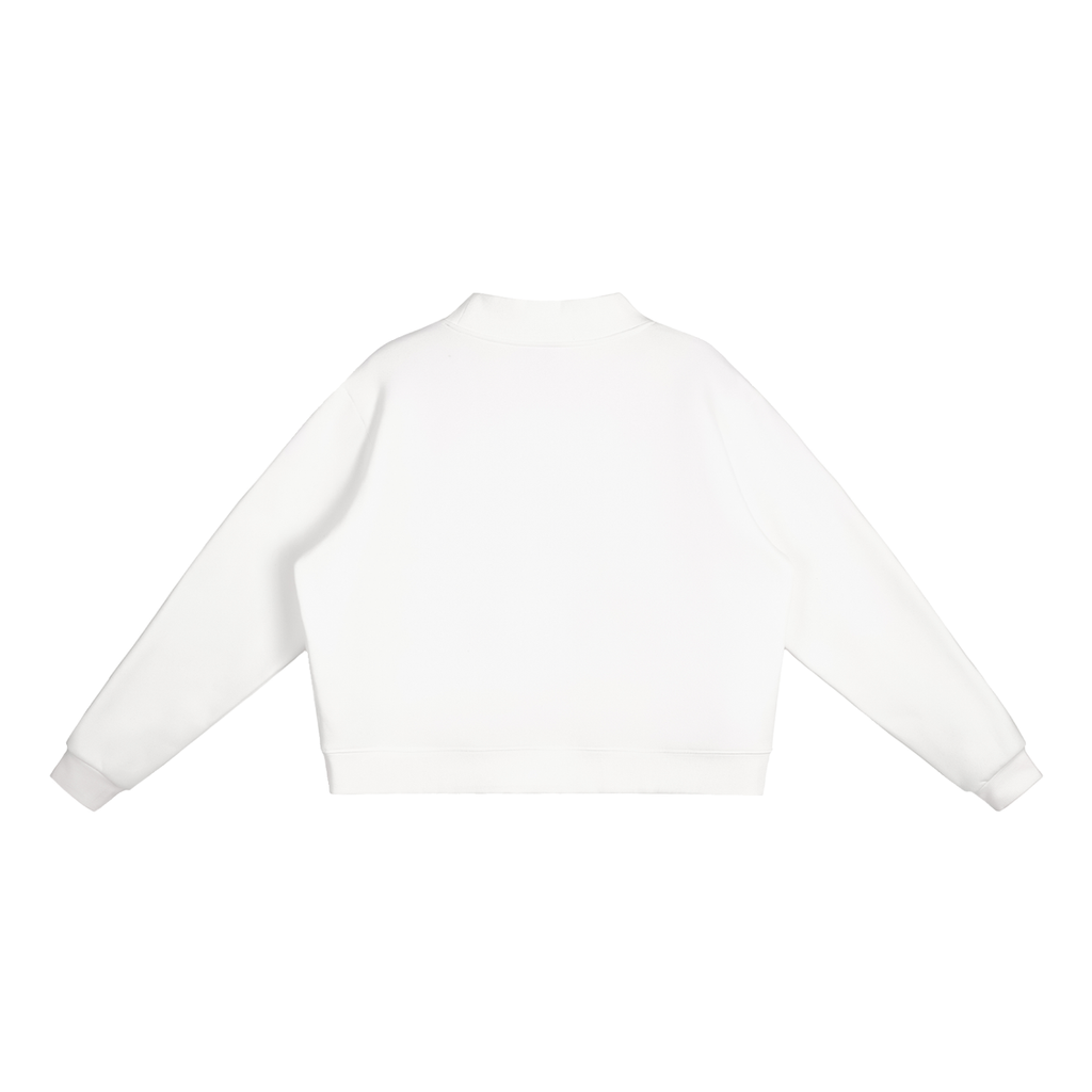 Jubiloré "JIK" Essential Fleece Mock-Neck Crew Sweatshirt