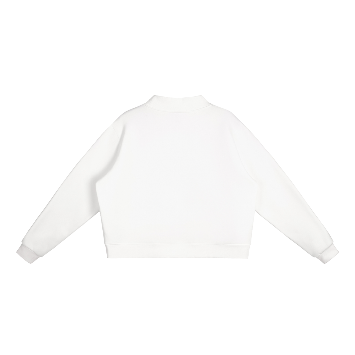 Jubiloré "JIK" Essential Fleece Mock-Neck Crew Sweatshirt