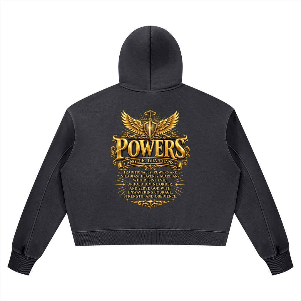 Jubiloré "Powers" Women’s Vintage Wash Heavyweight Hoodie