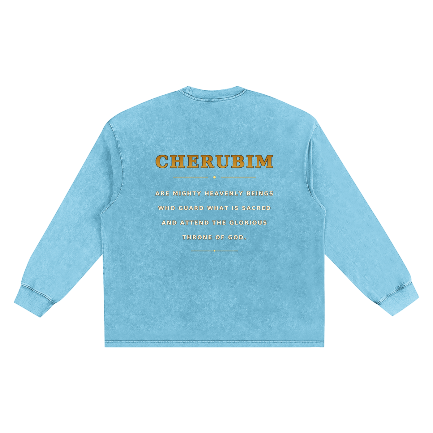 Jubilore Cherubim Snow Washed Frayed Edge T-Shirt