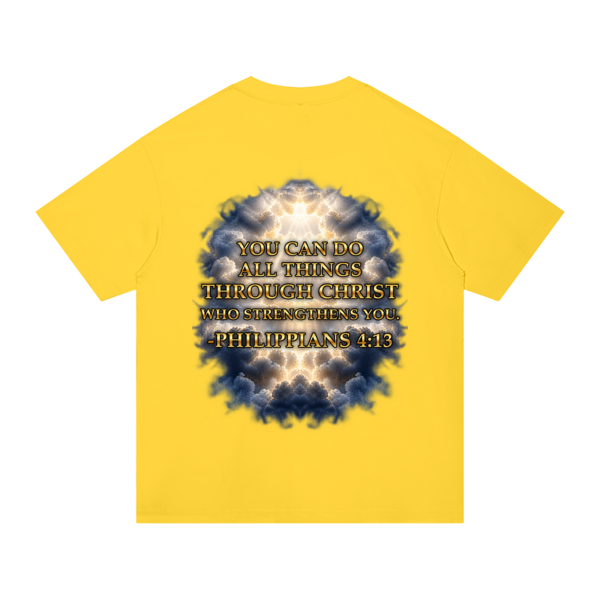 Jubilore "Christ Saves" Unisex Regular Fit Cotton T-Shirt
