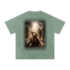 Jubilore “Paul” Snow Washed Oversized Cotton T-Shirt