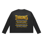 Jubilore Thrones Unisex Vintage Wash Layered T-Shirt