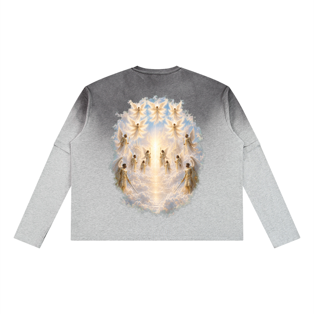 Jubilore Unisex Vintage Wash Layered T-Shirt