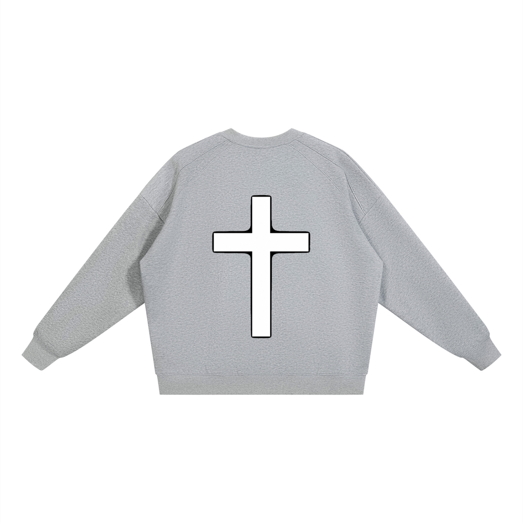 Jubilore Unisex Oversized V-Neck Sweatshirt