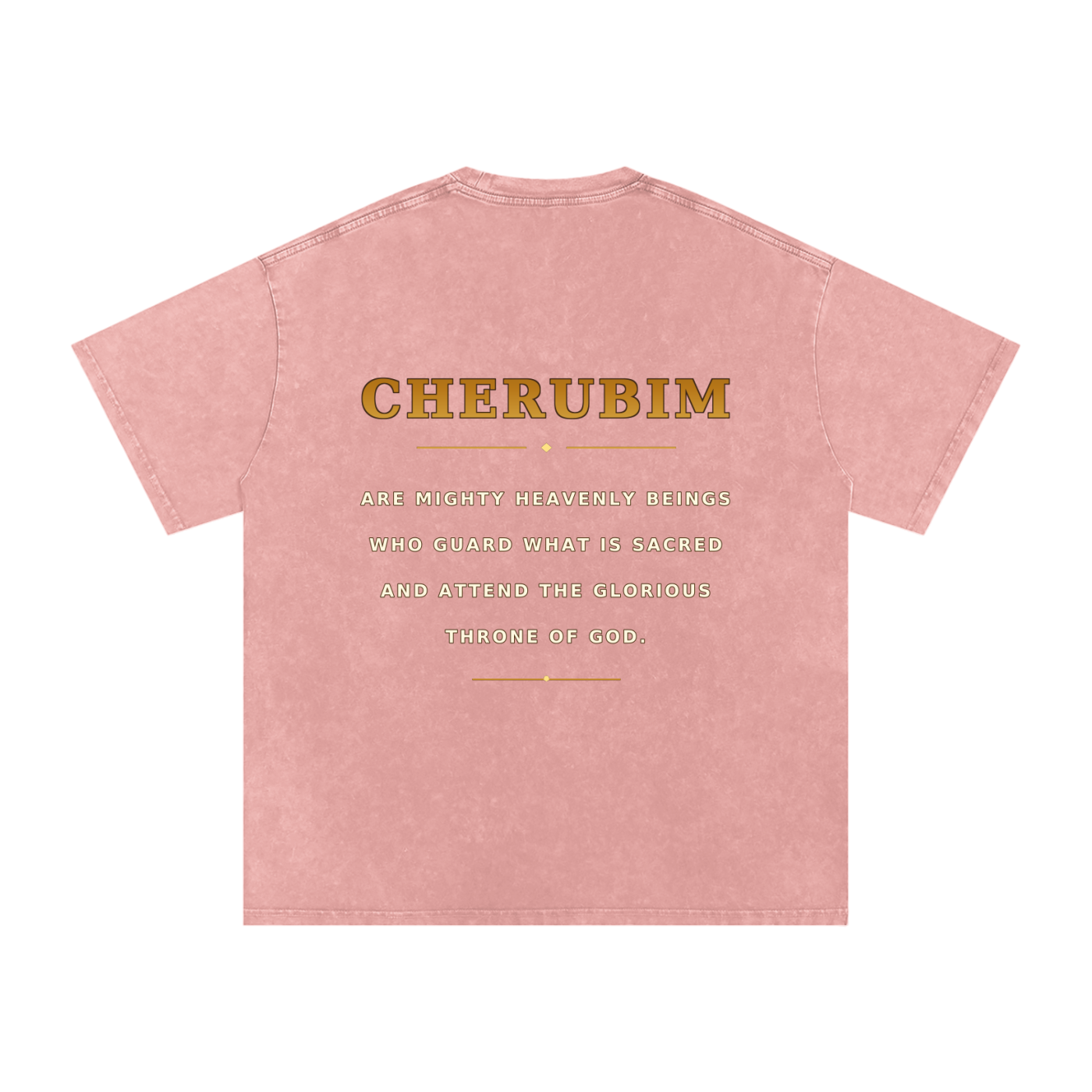 Jubilore Cherubim Snow Washed Oversized Cotton T-Shirt