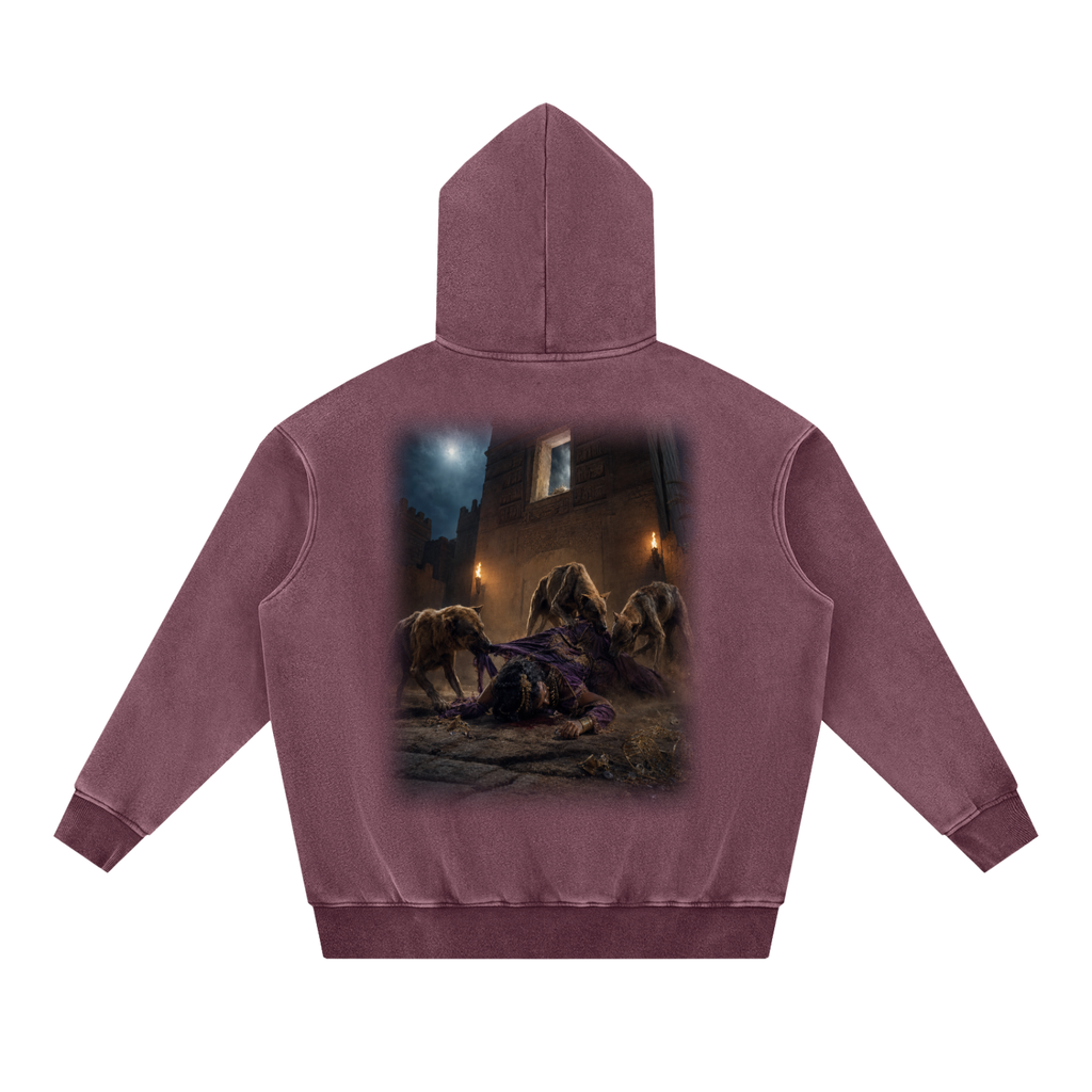Jubilore "Jezebel" Snow Wash Fleece Oversize Hoodie