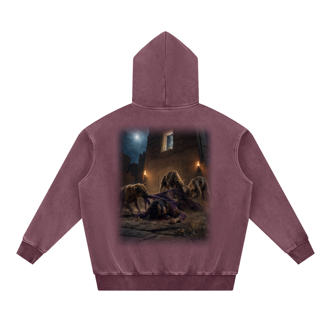 Jubilore "Jezebel" Snow Wash Fleece Oversize Hoodie