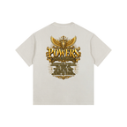 Jubilore "Powers" Vintage Washed Oversized Cotton T-Shirt