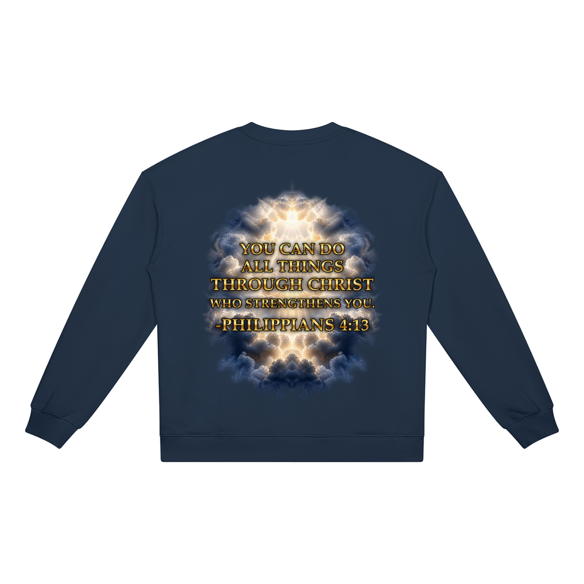 Jubilore "Christ Saves" Unisex Heavyweight Crewneck Sweatshirt