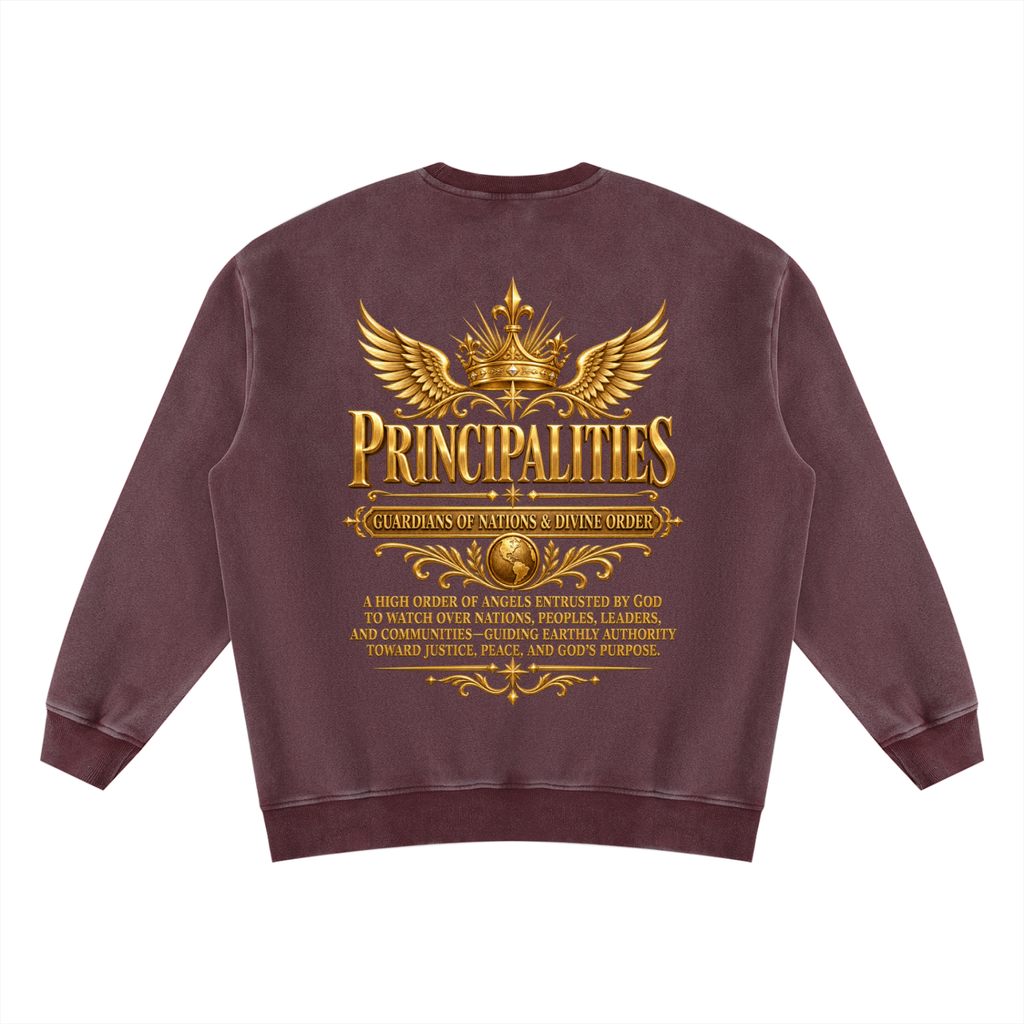 Jubilore "Principalities" Unisex Vintage Wash Fleece Sweatshirt