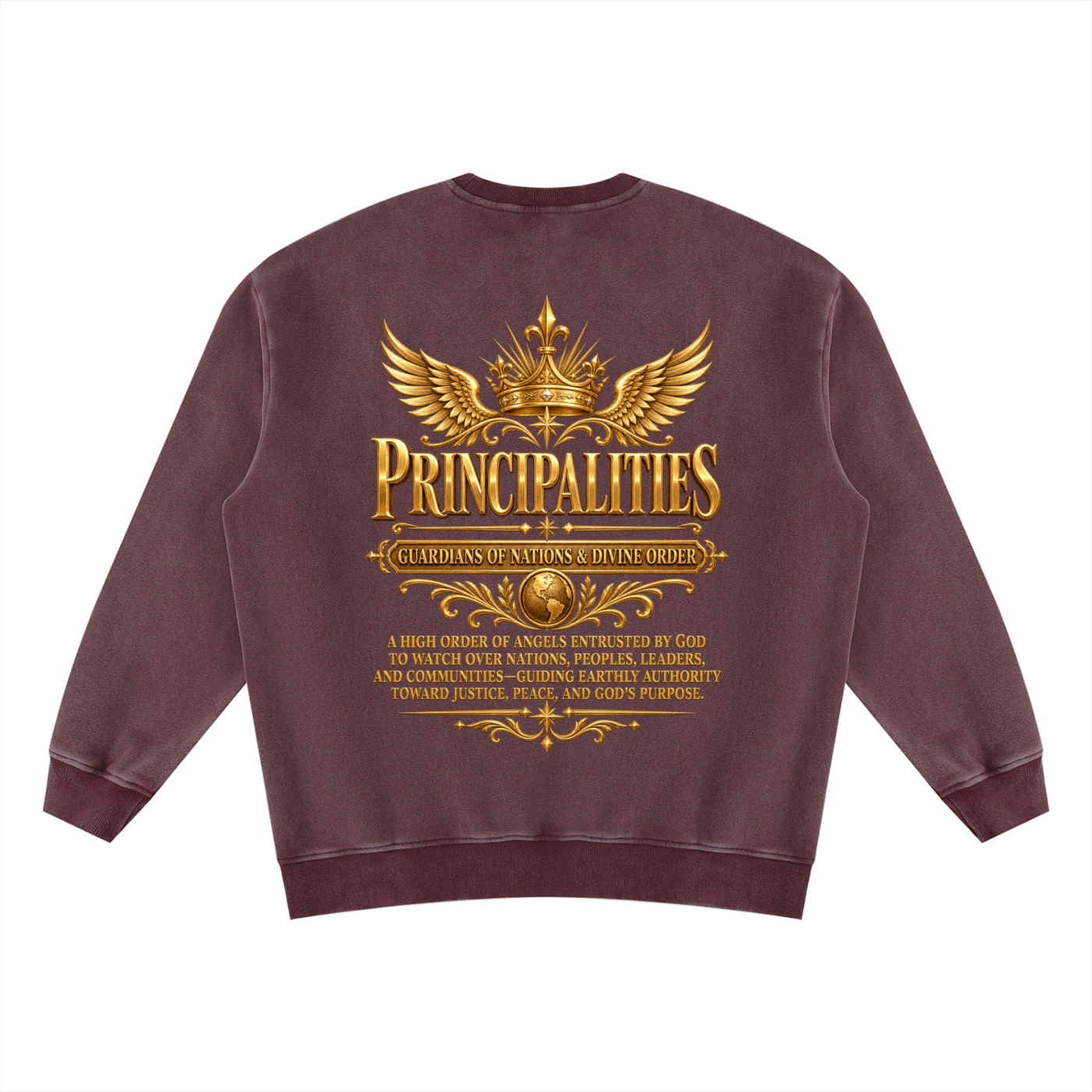 Jubilore "Principalities" Unisex Vintage Wash Fleece Sweatshirt
