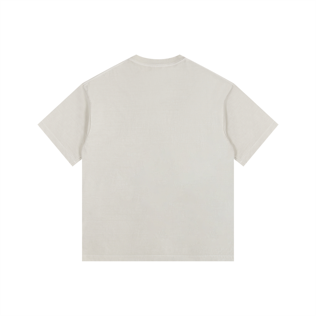 Jubilore "CA" Vintage Washed Oversized Cotton T-Shirt