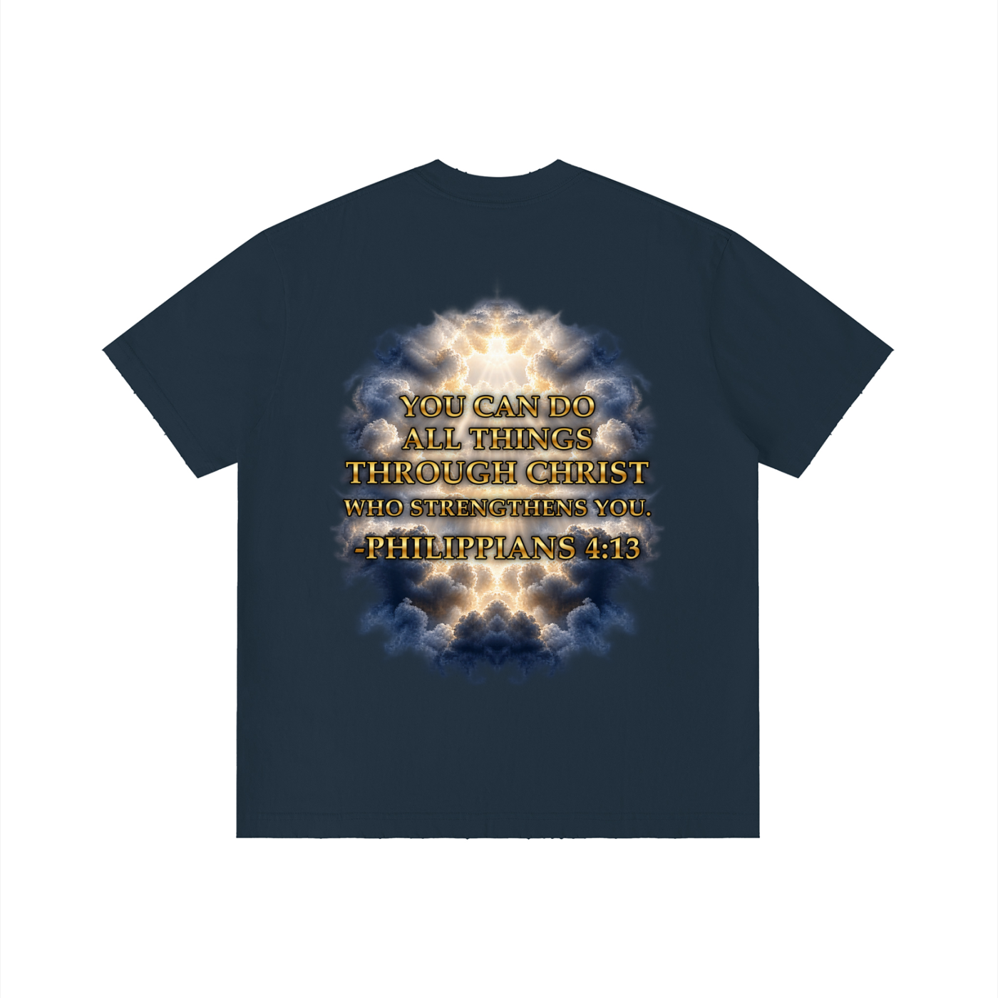 Jubilore "Christ Saves" Unisex Vintage Wash Distressed T-Shirt