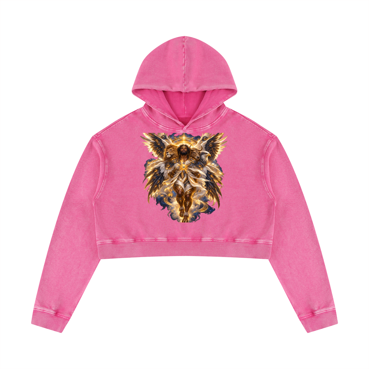 Jubiloré Cherubim Women’s Mineral Washed Crop Hoodie