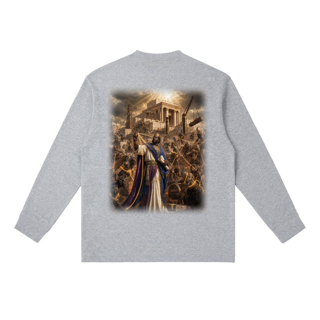 Jubilore "Solomon" Essential Crewneck Long-Sleeve T-Shirt