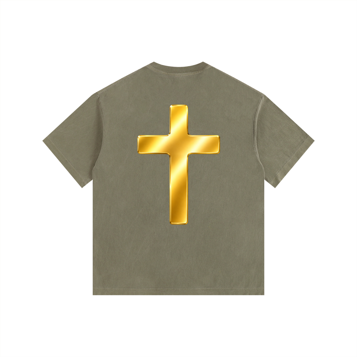 Jubilore "Jesus Is LORD" Vintage Washed Oversized Cotton T-Shirt
