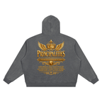 Jubilore "Principalities" Unisex Vintage Wash Waffle Boxy Hoodie