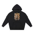 Jubilore "Principalities" Snow Washed Raw Edge Double Layered Hoodie