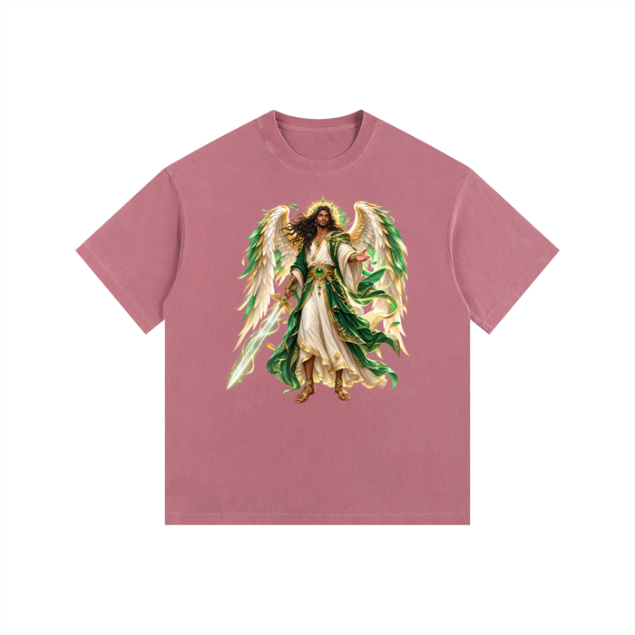 Jubilore "Raphael" Vintage Washed Oversized Cotton T-Shirt